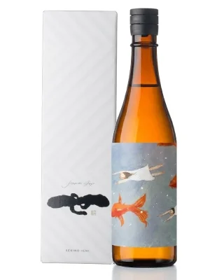 戸田さちえラベル 空の金魚（720ml 生特別純米酒）