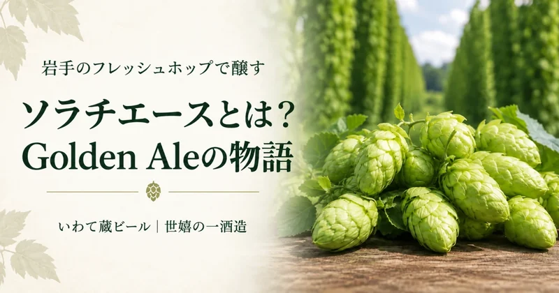 ソラチエースとは？ Golden Aleの物語。岩手のフレッシュホップで醸す、いわて蔵ビール・世嬉の一酒造
