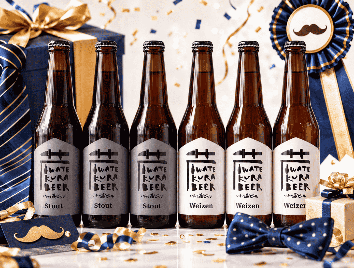 【飲み比べ】金賞受賞セット6本セット(ヴァイツェン330ml×3・スタウト330m×3)