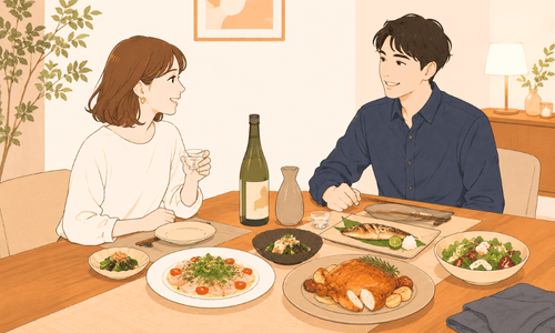 食事と一緒に楽しみたい
