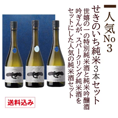 せきのいち純米3本セット