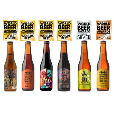 ワールドビアアワードの受賞銘柄を詰め合わせたビール6本セット