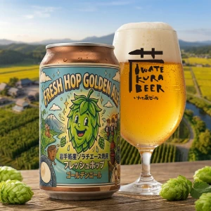 伝説のホップ ソラチエース使用 フレッシュホップGoldenAle 350ml